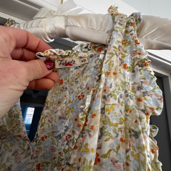 Faherty Sapphira Wildflower Floral Maxi Dress - Picture 5 of 7